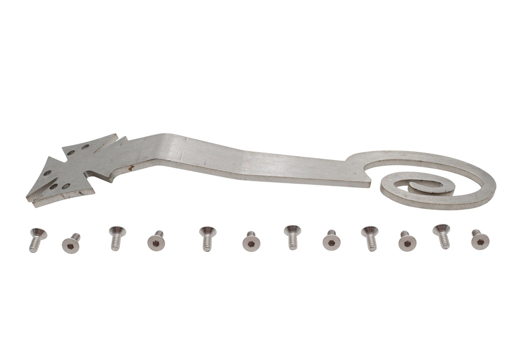 V-Twin Manufacturing Indian Larry Jockey Shift Handle Natural Stainless Steel - additional view 3