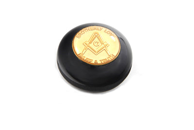 V-Twin Manufacturing Jockey Shifter Knob Masonic Style