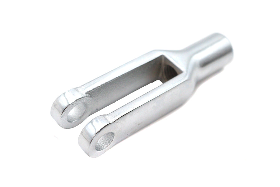 V-Twin Manufacturing Forked Chrome Rod End Clevis - additional view 3