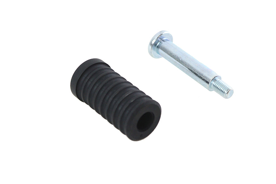 V-Twin Manufacturing Rubber Shifter Peg Black with Screw - additional view 3