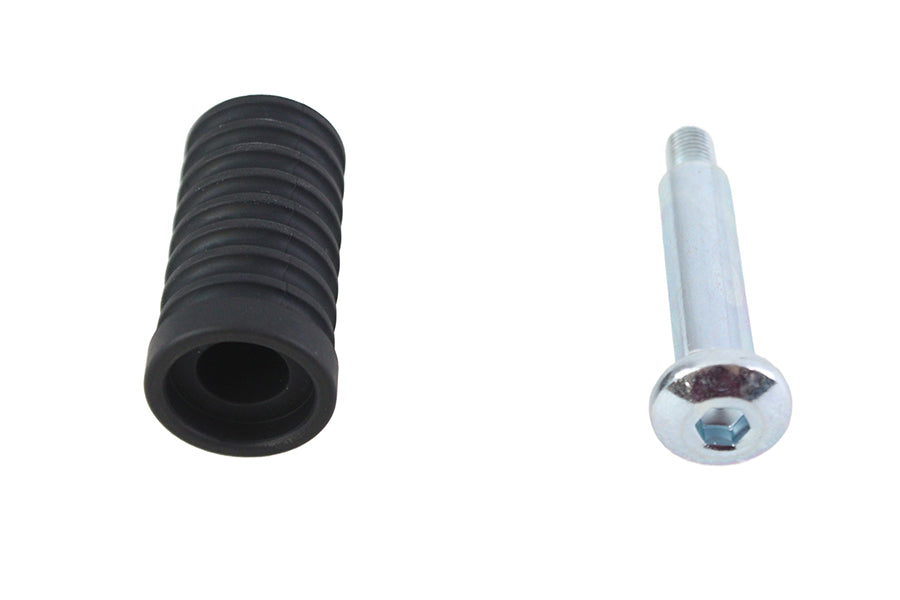 V-Twin Manufacturing Rubber Shifter Peg Black with Screw - additional view 4