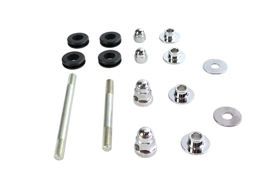 Colony Gas Tank Mount Kit Chrome Acorn Type - additional view 2