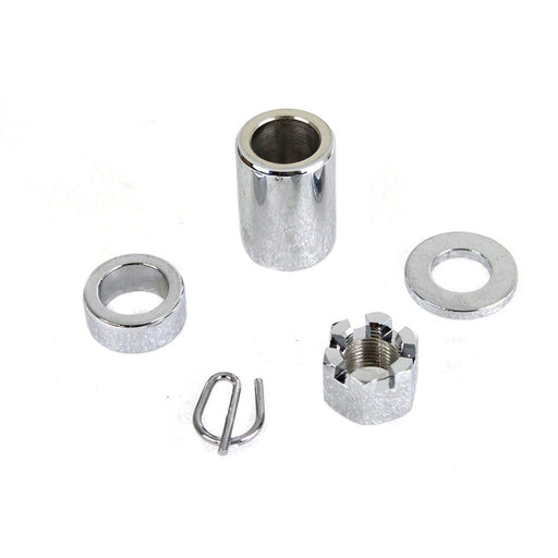Chrome Rear Axle Nut Kit - V-Twin 2150-5 - Twin Cam Touring 2000-2001