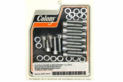 Colony Clutch Cover Mount Kit Chrome
