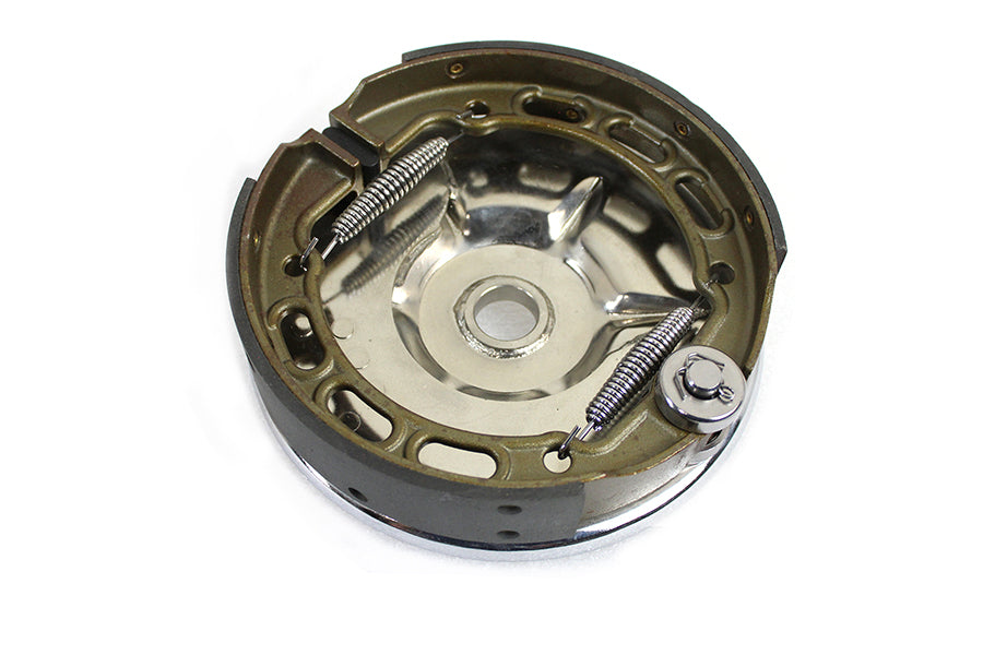 V-Twin Manufacturing Rear Mechanical Brake Backing Plate Kit Chrome - additional view 2