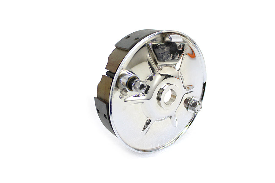 V-Twin Manufacturing Rear Mechanical Brake Backing Plate Kit Chrome - additional view 3