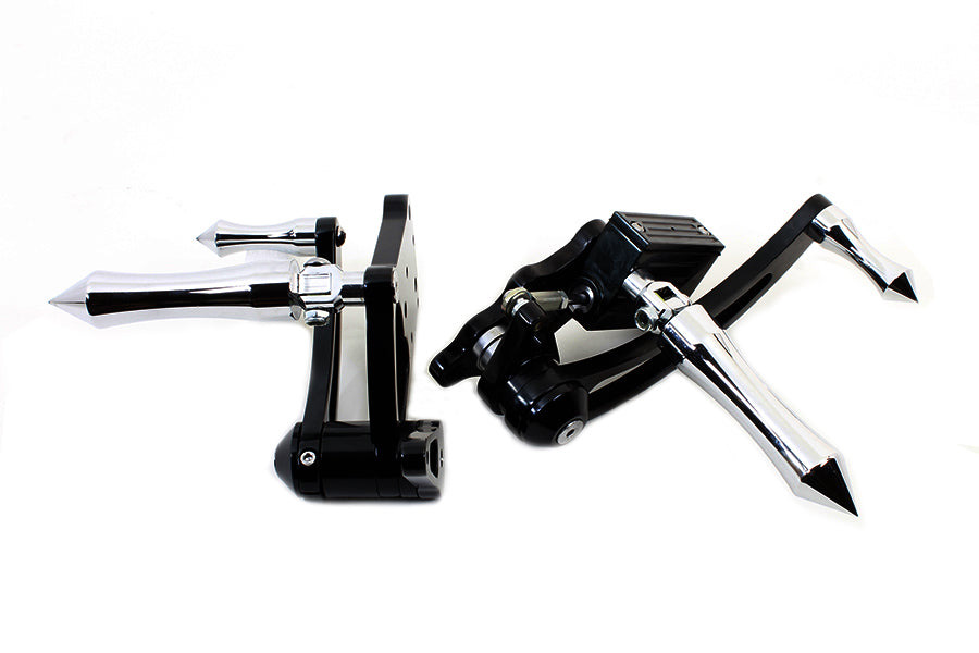 V-Twin Manufacturing Black Billet Extended Forward Control Set - additional view 3