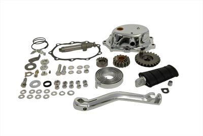 V-Twin Manufacturing Complete Kick Starter Kit Chrome