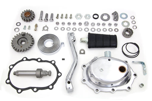V-Twin Manufacturing Complete Kick Starter Kit Polished