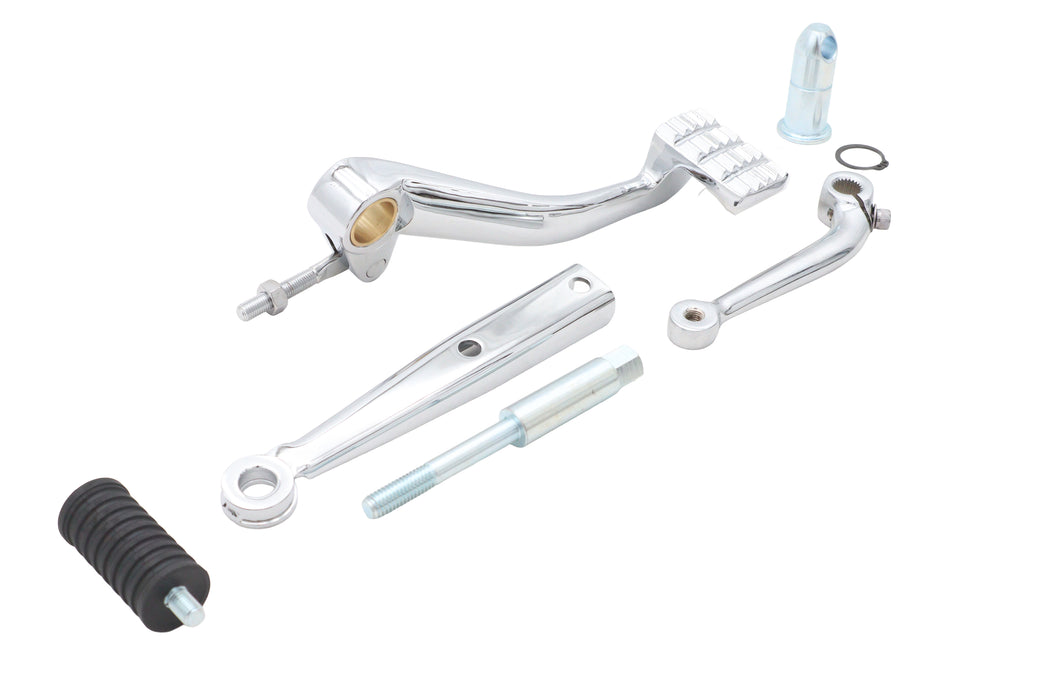 V-Twin Manufacturing XL Stock Mid Control Kit with Polished Brake Pedal - additional view 4