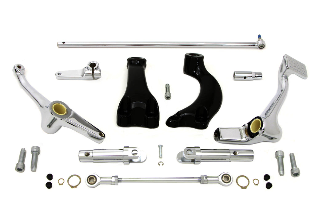 V-Twin Manufacturing Chrome Forward Control Kit with Pegs