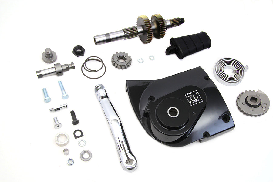 V-Twin Manufacturing Kick Starter Conversion Kit Black - additional view 3