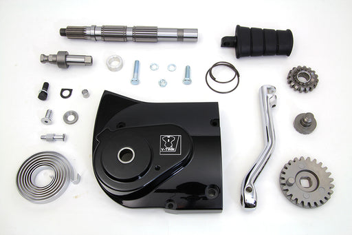 V-Twin Manufacturing Kick Starter Conversion Kit Black