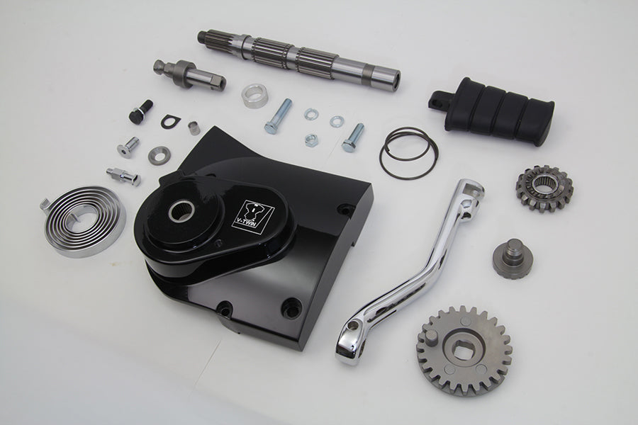 V-Twin Manufacturing Kick Starter Conversion Kit Black - additional view 2