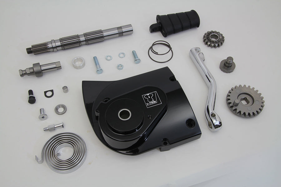 V-Twin Manufacturing Kick Starter Conversion Kit Black - additional view 3