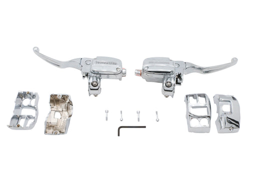 V-Twin Manufacturing Handlebar Control Kit Chrome