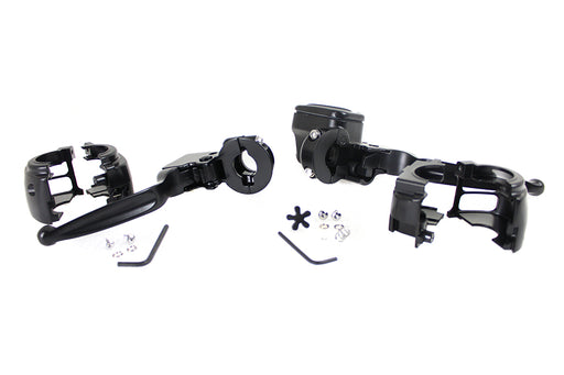 V-Twin Manufacturing Handlebar Control Kit Black - additional view 2