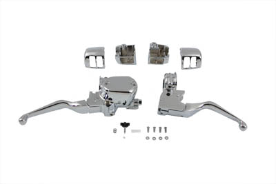 V-Twin Manufacturing Handlebar Control Kit Chrome