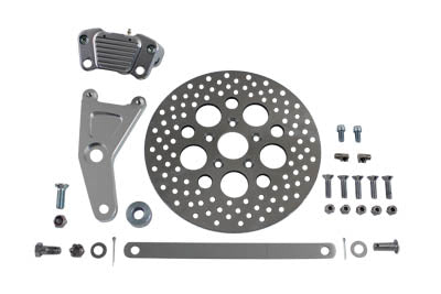 V-Twin Manufacturing GMA Anodized Rear Caliper Conversion Kit and 11-1/2 Disc