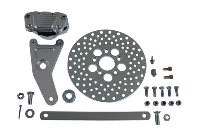 V-Twin Manufacturing GMA Rear 2 Piston Caliper and 10 Disc Kit