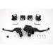 Smooth Contour Handlebar Control Kit Black - V-Twin 22-1161