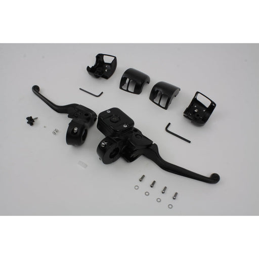 Smooth Contour Handlebar Control Kit Black - V-Twin 22-1161
