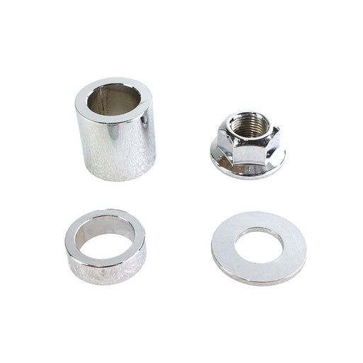 Rear Axle Spacer Kit Smooth Style Chrome - V-Twin 2257-4 - Sportster 2005-2007
