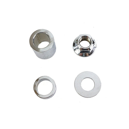 Rear Axle Spacer Kit Smooth Style Chrome - V-Twin 2257-4 - Sportster 2005-2007