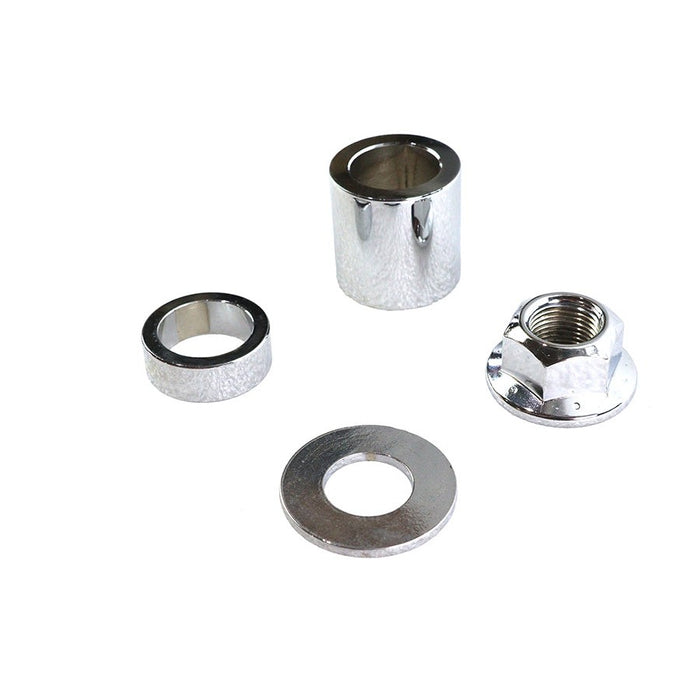 Rear Axle Spacer Kit Smooth Style Chrome - V-Twin 2257-4 - Sportster 2005-2007