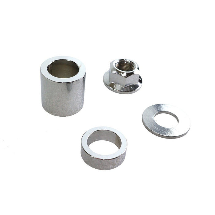 Rear Axle Spacer Kit Smooth Style Chrome - V-Twin 2257-4 - Sportster 2005-2007