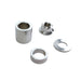 Rear Axle Spacer Kit Smooth Style Chrome - V-Twin 2257-4 - Sportster 2005-2007