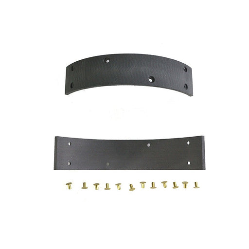 Rear Brake Shoe Linings with Rivets - Duro 41848-38 - OEM 41848-38