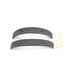Rear Brake Shoe Linings with Rivets - Duro 44432-54 - OEM 44432-54 - Sportster 1949-1978
