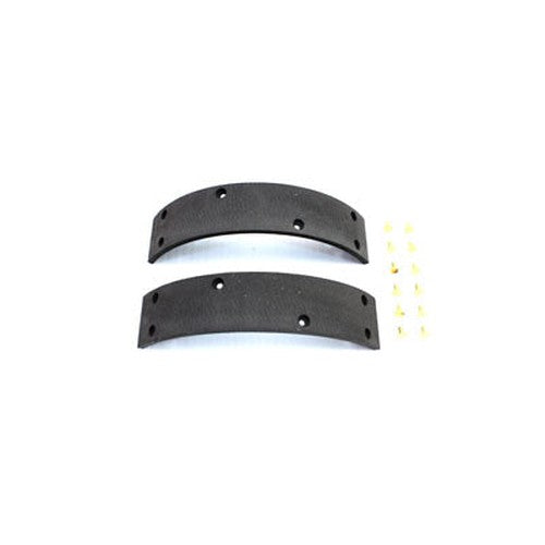 Front Brake Shoe Linings with Rivets - V-Twin 23-0506 - OEM 41848-64 - Ironhead 1964-1972