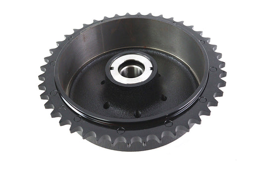V-Twin Manufacturing 1947-1953 Indian Chief Rear Brake Drum Black