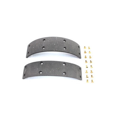 Rear Brake Shoe Lining Set with Rivets - V-Twin 23-1987 - OEM 41808-63