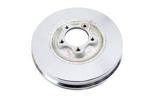 V-Twin Manufacturing Front Brake Drum Satin Chrome
