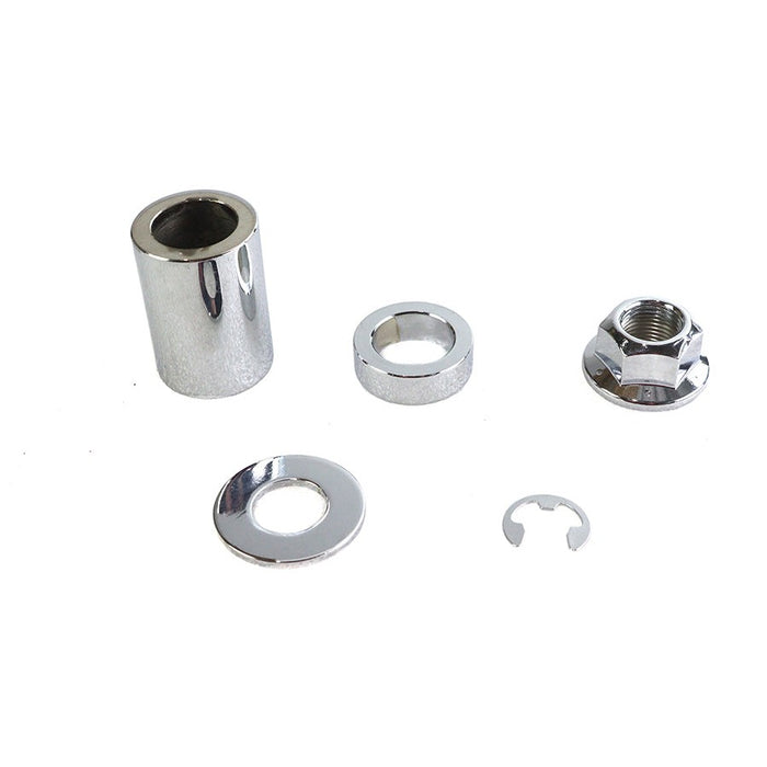 Rear Axle and Nut Spacer Kit Smooth Style Chrome - V-Twin 2335-5 - OEM 40947-06 - Twin Cam Dyna 2006-2007