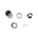 Rear Axle and Nut Spacer Kit Smooth Style Chrome - V-Twin 2335-5 - OEM 40947-06 - Twin Cam Dyna 2006-2007