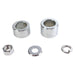 Front Axle Spacer Kit Smooth Style Chrome - V-Twin 2337-5 - Twin Cam Dyna 2006-2007