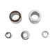 Front Axle Spacer Kit Smooth Style Chrome - V-Twin 2337-5 - Twin Cam Dyna 2006-2007