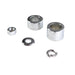 Front Axle Spacer Kit Smooth Style Chrome - V-Twin 2337-5 - Twin Cam Dyna 2006-2007