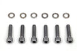 Colony Transmission Shifter Cover Screw Kit Chrome
