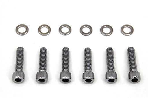 Colony Transmission Shifter Cover Screw Kit Chrome