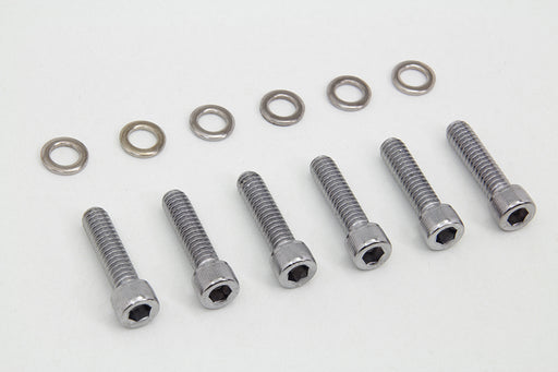 Colony Transmission Shifter Cover Screw Kit Chrome - additional view 2