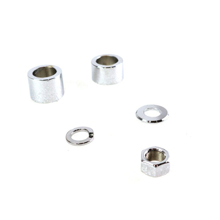 Front Axle Spacer Kit Smooth Style Chrome - V-Twin 2391-7 - OEM 41597-07 - Twin Cam Softail 2007-2017
