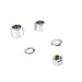 Front Axle Spacer Kit Smooth Style Chrome - V-Twin 2391-7 - OEM 41597-07 - Twin Cam Softail 2007-2017