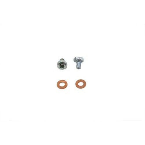 Fork Drain Screws - Eastern A-45790-80 - OEM 45790-80 - Shovelhead 1976+