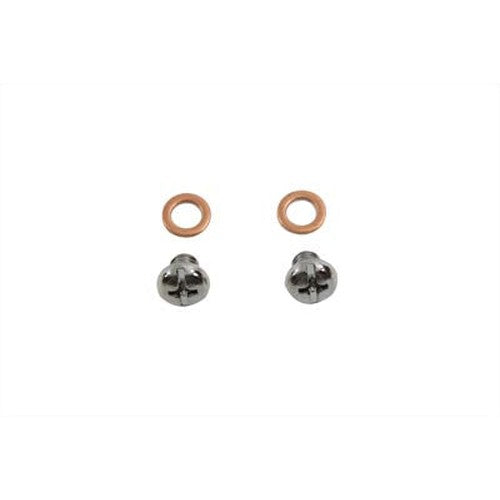 Fork Drain Screws - V-Twin 24-0011 - OEM 45858-77 - Shovelhead 1976+