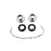Chrome Complete Neck Cup Kit - V-Twin 24-0093